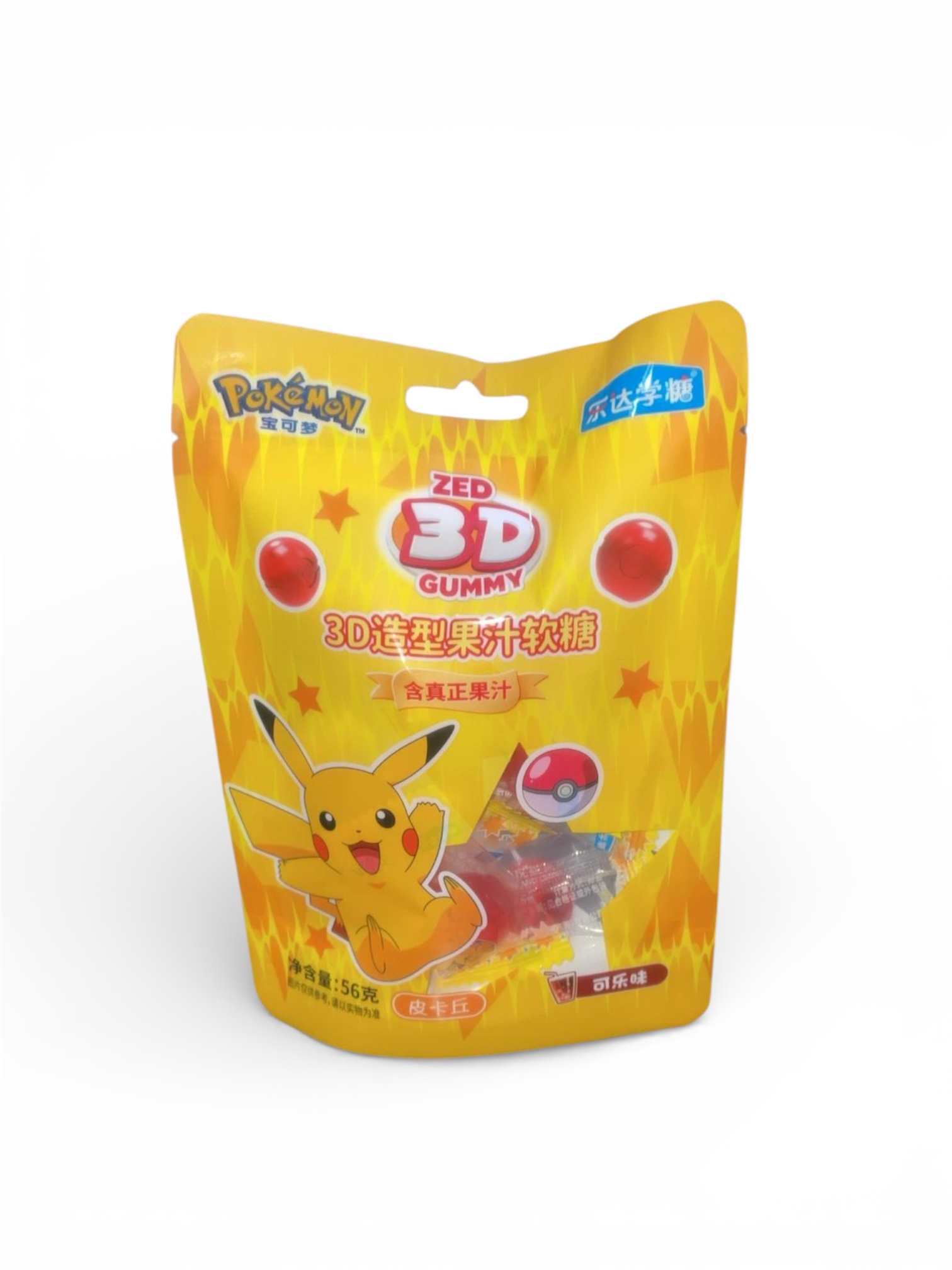 Zed 3D Gummy Pokémon Saveur Cola à éplucher
